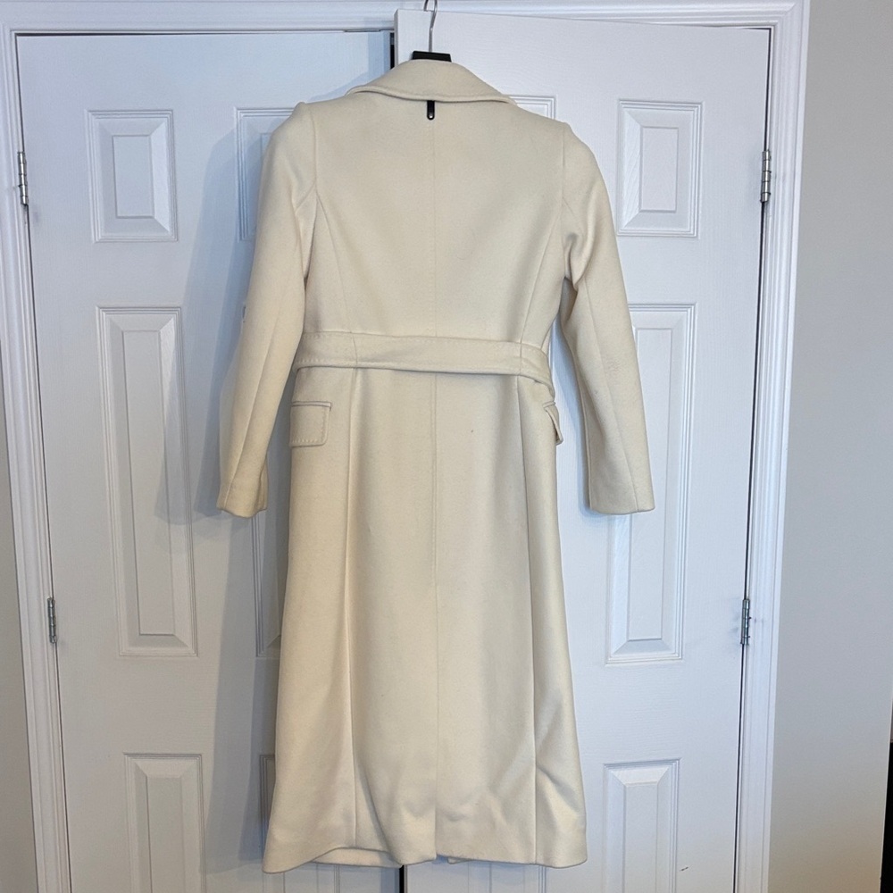 ◼️Mackage Holt Renfrew Yvonne Wool And Cashmere Double-Breasted Long Coat Small - Picture 5 of 10